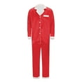 thumbnail image 2 of Christmas Pajamas for Family Satin Christmas Pjs Long Sleeve Button down Holiday Home Sleepwear Set Matching Christmas Outfits Mens Christmas Pajamas, 2 of 4