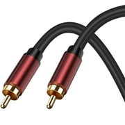RCA Cable 3Ft, TanGuYu RCA to RCA Audio Cable[24K Gold-Plated,HiFi Sound Quality] Stereo Audio Cable for Home Theater,