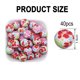 thumbnail image 2 of 40 Piezas Cuentas de Silicona de 15 mm, Llavero, Collar, Pulsera, Cuentas Redondas, Kit de Accesorios de Silicona para Joyería, Collar, Decoración del Hogar, Bricolaje, 2 of 6