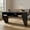 Black, variant on Spaco Black Wall-Mounted Floating Laptop Desk with 3 Storage Cubbies, Compact Space-Saving Table for Home Office Bedroom, Durable Modern Style