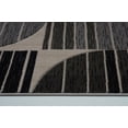 thumbnail image 4 of Beautiful Super Soft Modern Indoor Vincenza Collection Area Rug Carpet for Bedroom Living Room Dining Room in Dark Grey Black, 4 of 6