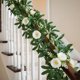 thumbnail image 5 of Enredadera de rosas de hoja de libélula artificial | Guirnalda de Follaje Imitación para la Decoración de Bodas en Casa | Planta colgante de plástico de 68,9 pulgadas de largo | Simulación realista, 5 of 6