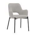 thumbnail image 1 of Silla de Comedor SHCOLA 3038 Mundo In Asiento Acolchonado en Tela Bouclé Blanca Estructura Metálica Resistente Diseño Moderno, 1 of 6