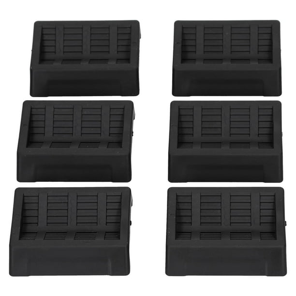 posavasos de goma para muebles, topes de cama, posavasos para cama, silla, armario, sofá, armario, color negro.