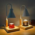 thumbnail image 4 of Lámpara de cera para derretir velas aromáticas eléctricas, luces de noche decorativas, luz de fusión de cera para sala de estudio, hogar, sala de Blanco BLESIY lámpara calentador de velas, 4 of 8