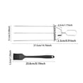 thumbnail image 3 of Njvcvv Barbecue Forks - 2026 3 Way Grill Skewers Kabob Stainless Steel Grill Skewers With Push Slider Bar Reusable Metal Skewer For Meat Chicken Sausages Veggies, 3 of 9
