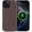 Brown & Pink Polka Dot Cute, variant on for iPhone 15 Pro Case for Women Girl Men Boy, Compatible with MagSafe, Shockproof Soft Silicone & Hard PC Shell Protective Case for iPhone 15 Pro - Cosmic Black Cat Moon