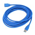 thumbnail image 3 of Cable de Datos de 5 M, Transmisio de Alta Velocidad Cable 5M USB 3.0 Luz de Cable de Extensión Portable 5 Gbps Para lector de Tarjetas para Disco Duro para la Unidad USB USB, 3 of 7