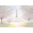 thumbnail image 2 of Wiens, James 32x23 Black Ornate Wood Framed with Double Matting Museum Art Print Titled - Pretty Paris, 2 of 4