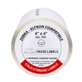 thumbnail image 2 of HOUSELABELS 4" x 4" Premium Freezer Labels (Service Temperature from -58F to +158F) on 1" Core Compatible with Zebra and Rollo Printers, 4 Rolls / 350 Labels per Roll, 2 of 10
