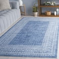 thumbnail image 3 of SAFAVIEH Arizona Laidley Distressed Polyester Area Rug, Blue/Ivory, 8' x 10', 3 of 13