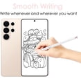 thumbnail image 4 of S26 Ultra S Pen Replacement For Samsung Galaxy S26 Ultra Touch Stylus Pen with 5xTips/Nibs for Creating, Drawing, Editing, Writing, Smooth Control, Air Command for Personalized Actions ,pinkgold, 4 of 6