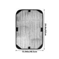 thumbnail image 4 of Surpdew Caravan Blackouts Door Curtains Caravan Window Blackouts Curtains Full Ultraviolets Ray Protection Travel Trailer Camping Accessory 2 Kit Black, 4 of 7