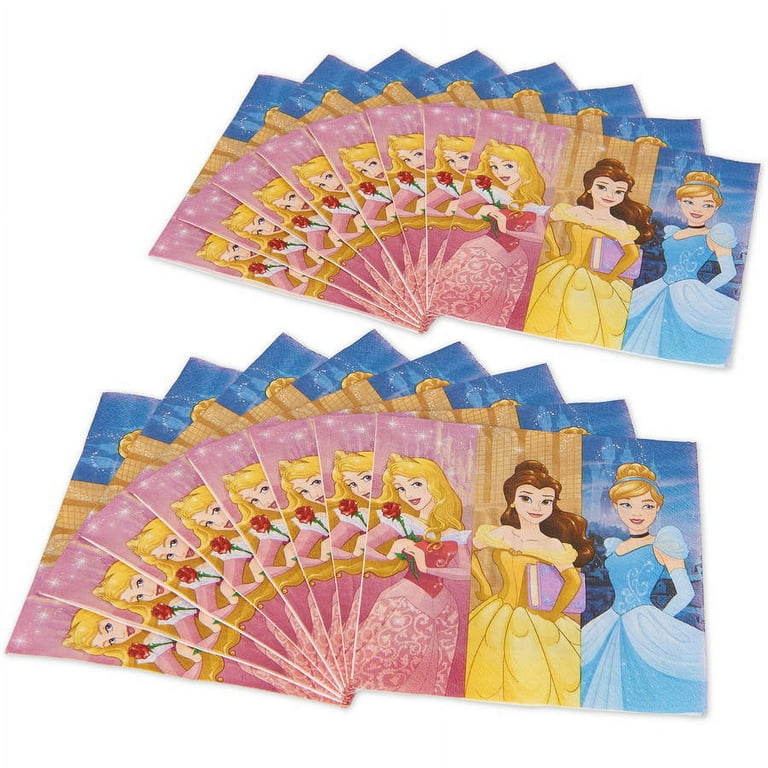 American Greetings Disney Princess Paper Lunch Napkins, 16
