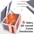 thumbnail image 6 of Outdoor Cat House Weatherproof Insulated Cat Houses for Outdoor Cats with All-Round Foam Feral Cat House Shelter Outdoor for Winter, 6 of 9