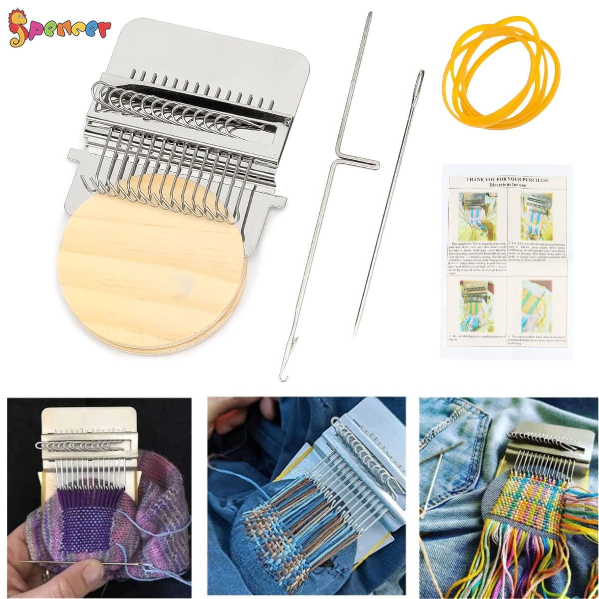 Weaving & Tapestry Craft Supplies & Tools Loom Knitting Hook Weaving