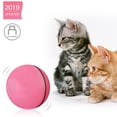 thumbnail image 1 of Boule de Roulement de Jouet de Chat Interactive Électrique pour l'Exercice des Chats Conduit la Lumière USB Rechargeable Direction Automatique, 1 of 7
