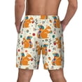 thumbnail image 4 of Goofa Squirrel With Colorful Tail Printed Men's Swim Trunks Board Shorts Quick Dry Mens Swimming Trunks with Compression Liner,Breathable Fit Hawaii Beach Shorts-Large, 4 of 9