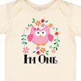 thumbnail image 4 of Inktastic First Birthday Owl 1 Year Old Girl Girls Baby Bodysuit, 4 of 5