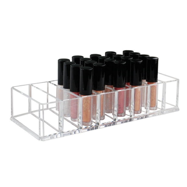 Organizador de maquillaje desmontable, 8 compartimentos, cajas de presentación de joyería para almacenamiento de cosméticos acrílicos, estuche organizador de cajones transparente