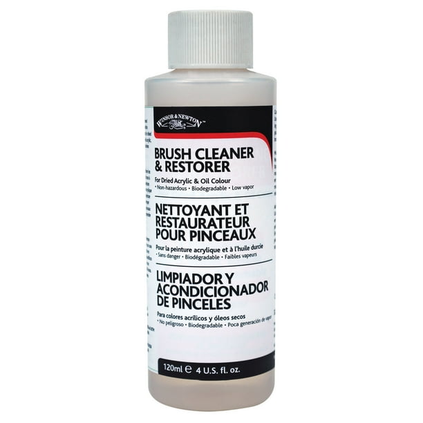 Winsor & Newton Brush Cleaner & Restorer, 4 oz.