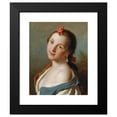 thumbnail image 2 of Pietro Rotari 12x14 Black Modern Framed Museum Art Print Titled - Portrait of a Young Woman, 2 of 5