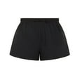 thumbnail image 2 of OUSITAID Women Athletic Yoga Shorts Solid Color Workout Gym Shorts Tummy Control Running Drawstring Shorts, 2 of 6