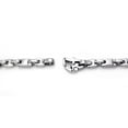thumbnail image 2 of Titanium Kay FIRMATO Stainless Steel Men's Two Tone Chrome Color Link Necklace Chain 32", 2 of 4