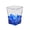 Blue, variant on 8.5Oz Colorful Drinking Glasses, Hand Painted Square Bottom Glasses Cup Whiskey Cup