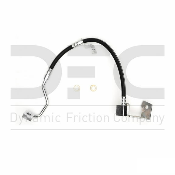 Front Left Dynamic Friction Company Brake Line Hose 350-54073 For 2005-2009 Ford Mustang
