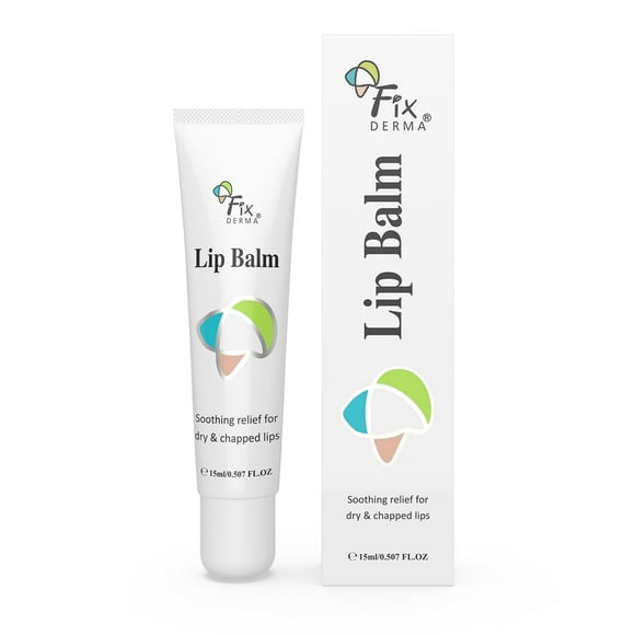 Fixderma Lip Balm with Vitamin C and Vitamin E | Lip Balm for Dark Lips | Lip Balm for Dry Lips & Chapped Lips | Lip Gloss | Lip Balm for Women & Men - 15ml   Pack  of  3