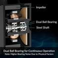 thumbnail image 6 of ARCTIC P8 Max High-Performance 80 mm case Fan, PWM Controlled 500-5000 RPM, Double Ball Bearing - Black, 6 of 7