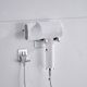 thumbnail image 5 of Yuarrent Colgador de soporte de montaje en pared, soporte adhesivo autoadhesivo, gancho sin taladro, estante de almacenamiento, reemplazo de baño para Juegos de accesorios de baño Plata Yuarrent JJ23435-00, 5 of 6