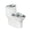 Daisy Design, variant on HELLHERO Rainbow Puppy Pattern Elastic Bottom Soft Stretch Elastic Fabric Toilet Seat Covers Set Indoor Home Dustproof Machine Washable U-Shaped Pack of 2
