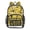 Yellow Bows, variant on Ttyddzy Clear Backpack Heavy Duty PVC Transparent Backpack for College Workplace, Yellow