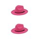 thumbnail image 1 of Minnieouse Sombreros Para Unisex - Para Atracciones Turísticas Y Bodas Gorras Alta Durable Elegante Ecológico Cómodo BF127-13 rosa rojo 1 2piezas, 1 of 6