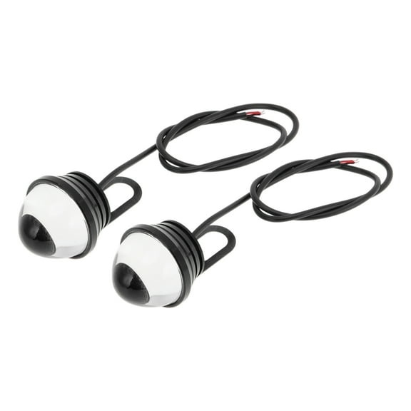 Unique Bargains 2 Pcs License Plate Light 12V Led Tag Lamp for Car Motorcycle Waterproof,Rainproof White License Plate Light