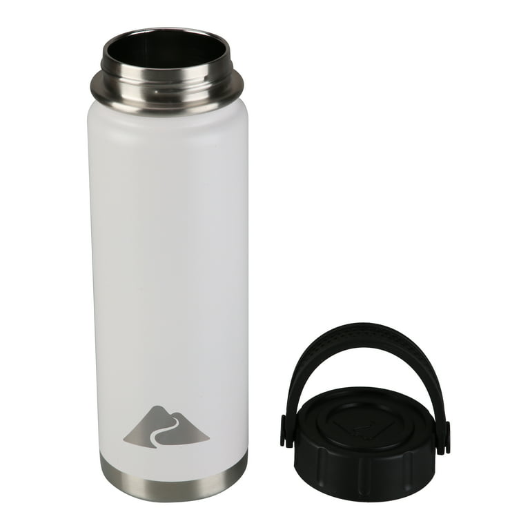 Ozark Trail 24 oz Silver Stainless Steel Water Bottle with Screw Cap 