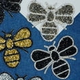 thumbnail image 5 of 4 piezas de insignias de parche de abeja de cristal con bolsas de hierro cosidas, parches de tela, pegatinas, parches cosidos de abeja, ropa, jeans, manualidades de bricolaje, 5 of 5