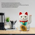 thumbnail image 3 of Chinese Lucky Cat, Battery Operated, Waving Arm, 6 Inches,  Luck Symbol, Safe Plastic Material, 3 of 8