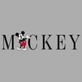 thumbnail image 2 of Boy's Mickey & Friends Mickey Mouse Minimalist Name  Graphic Tee Athletic Heather X Large, 2 of 5