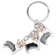 thumbnail image 2 of Llavero de coche con forma de perro, adorno colgante de moda para mujer (perro Keji negro), 2 of 5