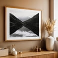 thumbnail image 5 of Silent Reflections - Switzerland Photography Black and White Landscape Nature Mountain Scenic Minimalist Wilderness Unframed Wall Art Print 5 x 7 inches, 5 of 7