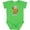 Apple Green, variant on Cute Robot, Smiling Robot, Colorful Robot Boys or Girls Baby Bodysuit