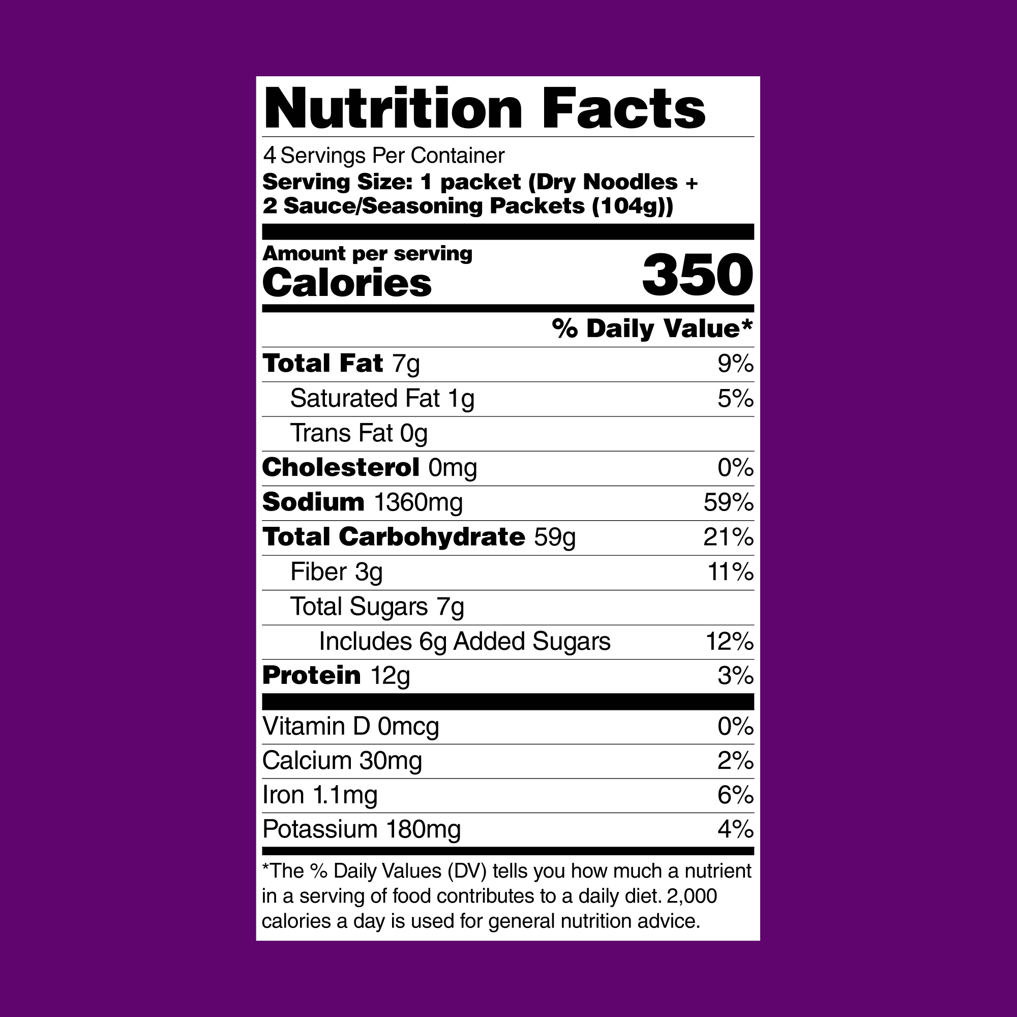 Fly By Jing Sweet & Spicy Chili Crisp Noodles, Vegan, 4-Pack, 12g Protein
