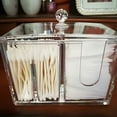 thumbnail image 4 of Youkk Acrylic Cotton Swab Makeup Box Portable Container Make Up Cotton Pad Holder Cosmetics Organizer, 4 of 7