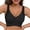 Women Bra - Black, variant on uvwlwu Women's Wireless Seamless V Neck T Shirt Bra Subtle Textured Fabric Wide Adjustable Straps Full Coverage Gentle Lift Support Soft Plus Size Everyday Ladies Underwear Bra,XL