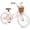Pink, variant on OLAKIDS Kids Bike, 14 16 18 Inch Toddlers Bike with Removable Training Wheels and Rattan Basket, Safety Bell, Adjustable Seat and Handlebar, Children's Bicycle for Girls Boys Age 3-8