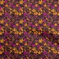 thumbnail image 1 of oneOone Georgette Viscose Brown Fabric Abstracts Sewing Material Print Fabric By The Yard 42 Inch Wide, 1 of 5