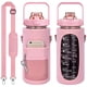thumbnail image 2 of Deporte botella de agua cubierta de neopreno con correa de senderismo al aire libre (rosa) Likrtyny Para estrenar, 2 of 8